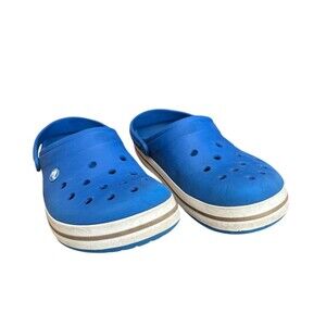 Crocs Unisex Crocband Clog BLUE/BOLT US Men's 10 Women's 12 EU 43-44